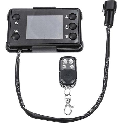 Télécommande universelle portable pour voiture et camion, avec écran LCD 12 V, petit modèle, pour système de chauffage et de climatisation de stationnement (diesel). (1/5)