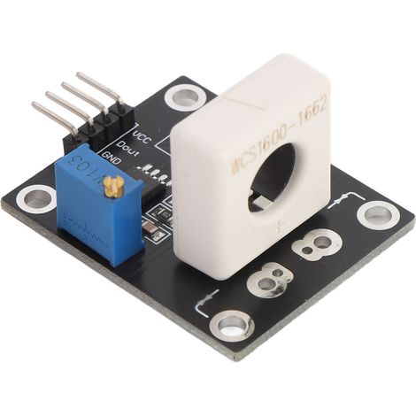 Module de détection de courant à effet Hall, carte de détection réglable 3 70A, protection contre les courts-circuits CC ±100A et les surintensités CC 5V WCS1600 (1/5)
