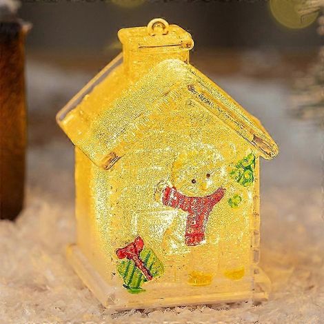 Décorations de Noël, petites maisons lumineuses, petits cadeaux de Noël (1/5)