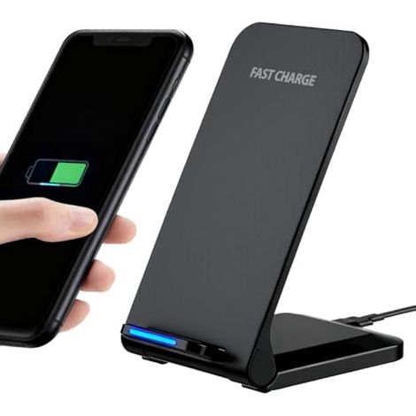 Chargeur Induction 15W Chargeur sans Fil Station Charge Rapide pour iPhone 17 16 Pro Max Plus 15 14 13 12 11, Galaxy S25 Ultra S24 FE S23 S22 S21 S20, Google Pixel 10 9 Pro 8 7 a 6XL (1/5)