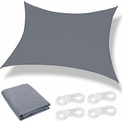 Voile d'ombrage Rectangulaire. Voile Ombrage 2 X 2m Imperméable. Protection UV avec Coupe-Vent Respirant. Toile pour Pergola Terrasse Balcon Jardin Extérieur (1/5)