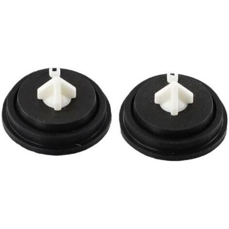 Lot de 2 Rondelles de Diaphragme de Soupape, Membranes pour Robinet Flotteur, Réparation Facile de la Chasse d'Eau,Valves à Flotteur, Matériau Caoutchouc de Qualité (2PCS) (1/5)