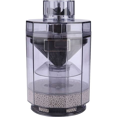 Multifunktionaler zylindrischer Aquariumfilter A mit Selbstdruckschleife [Automatischer Saugreiniger]