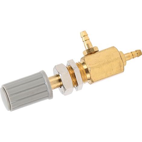 Robinet de régulation d'eau dentaire en cuivre, forme T universel, valve au pied pour unité turbine de fauteuil dentaire, 0,12 pouce (1/5)