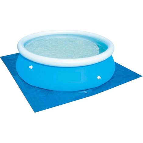 Tapis de sol rectangulaire pour piscine Doublure ronde facile à utiliser pour piscine Épaississement des tapis de piscine, anti-poussière, tapis de sol carré utilisation lourde hors sol (1/5)
