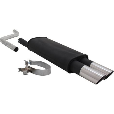 Silencieux Echappement VW Polo 86C de 1990 a 1994 sortie 2 x 76mm MS-27672855