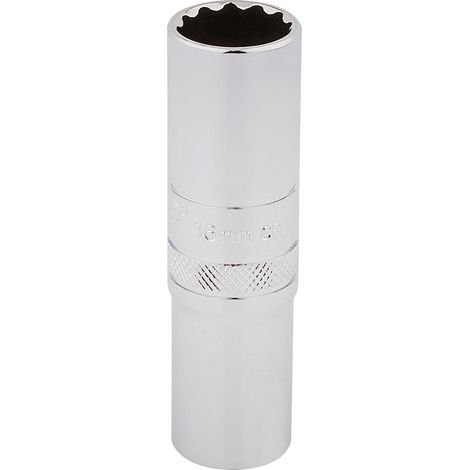 Draper HT-MM/B 1/2in Square Drive Hi-Torq 12 Point Deep Socket 16mm