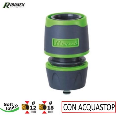 RACCORDO PORTAGOMMA CON ACQUASTOP X TUBI 12-15 MM (1/3)