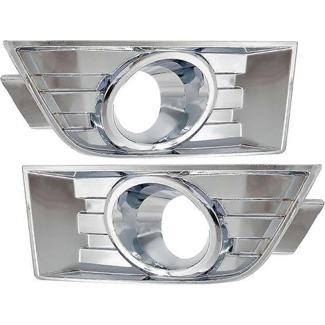 Compatible avec les pièces de finition chromées du cache de feu antibrouillard avant du pare-chocs avant des Ford Edge 2007-2010 (références 7T4Z17E810B et 7T4Z17E811B). (1/5)