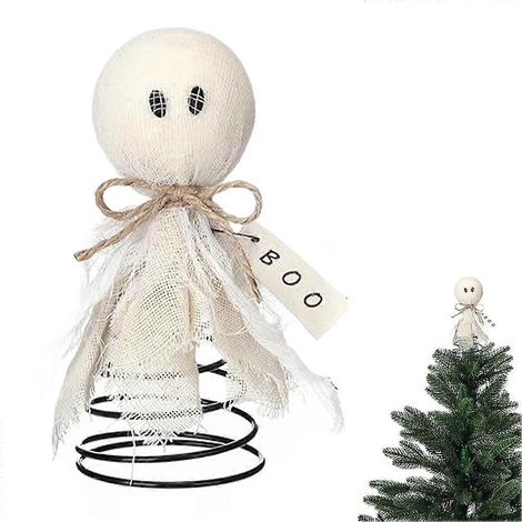 Halloween Tree Topper Decoration With Spring Coil For Mini Tree And Party Accent (1/4)