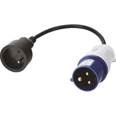 Adapter für Wohnwagensteckdose 16A, Stecker - AUTOBEST - 241931 (1/2)