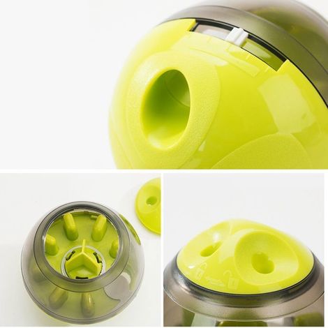 Distributeur de nourriture pour chats et chiens - Vert - 11,7 x 10 cm (1/5)