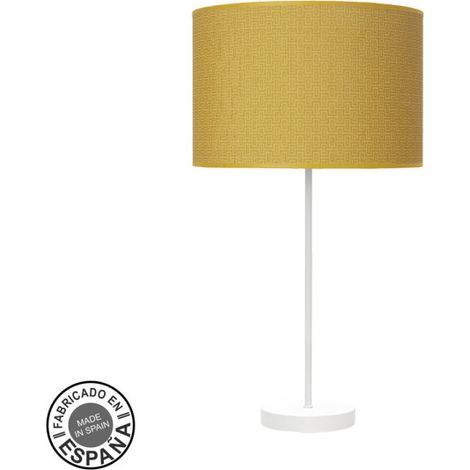 Tischlampe Hoch 1xE27 Weiß Gelb 63x30x30cm MODA