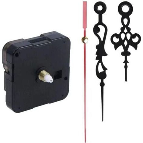 Horloge murale mécanisme de mouvement à piles accessoire d'horloge avec pointeur pour bricolage horloge réparation pièce remplacement