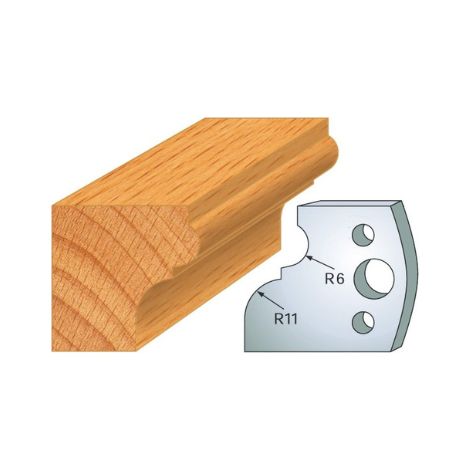 JEU DE 2 FERS PROFILES ACIER HT 40MM N°111