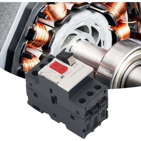 Disjoncteur triphasé pour moteur, bouton de démarrage manuel, démarreur moteur, interrupteur de protection, protection contre les surcharges, montage sur rail, AC690VGV2-ME20C 13-18A (1/5)