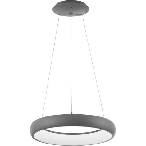 Merano Bakersfield 41cm Plafonnier LED Intégré Gris Sable Aluminium LED 32W 1950Lm 3000K