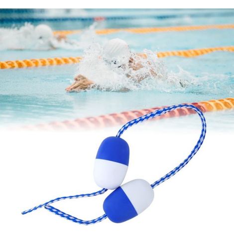 Flotteur de sécurité - - Boule séparateur de ligne - Polyéthylène - 7 cm - 1 m de corde (1/5)