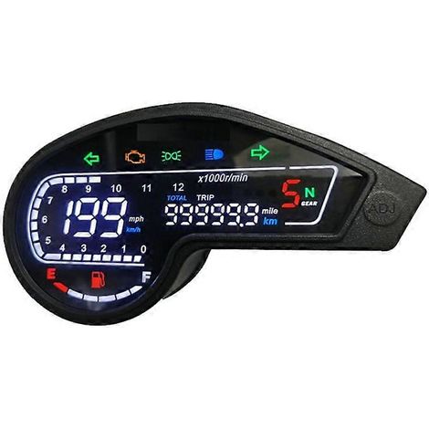 Compteur de vitesse, compteur kilométrique et compte-tours numériques à LED pour NXR150 125 (1/5)