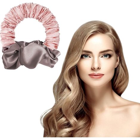 ONF3 - Fer à friser sans chaleur - Doux et confortable - Rose - Rouleaux de sommeil - Parfait pour les cheveux longs et mi-longs (1/5)