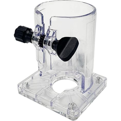 Base transparente haute performance pour fraise à bois Pièces de rechange portables couvercle protection boîtier Outils travail du en - (1/5)
