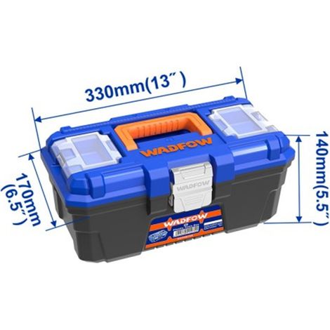 WADFOW Werkzeugkasten aus Kunststoff – 330 x 170 x 140 mm, WADFOW.