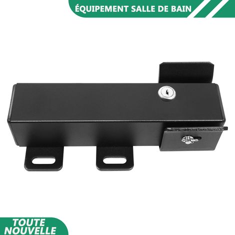 WAOBDLA Serrure électrique de porte de sécurité de protection en acier Q235 de 60W 24V avec 2x clés (1/5)