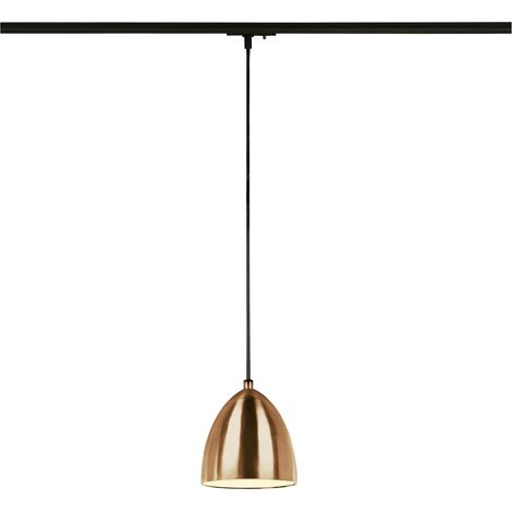 Système d'éclairage monophasé PARA CONE 14 PD/Projecteur spot LED projecteur plafond plafonnier système sur rails éclairage d'intérieur/GU10 35W cuivre (1/5)
