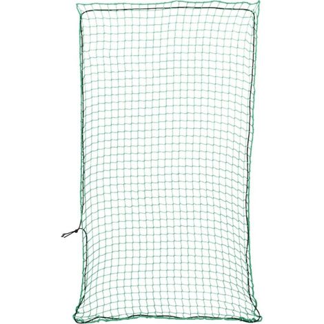 Anhängernetz mit grüner Gummischnur 3x1,65 m PP (1/5)