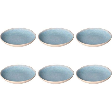 Novastyl Azzurro Suppenteller Set blau 21 cm
