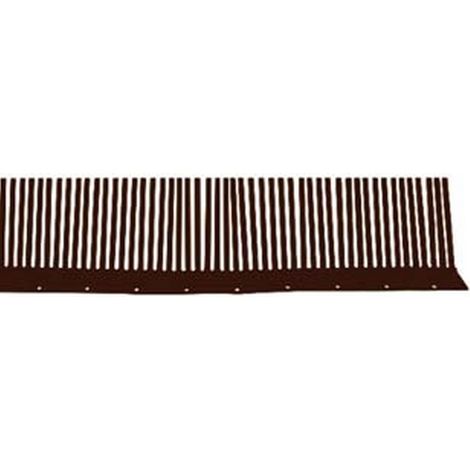 40PZ FERMAPASSERI SOTTOTEGOLA IN PLASTICA - cm.50x11h. - color rame