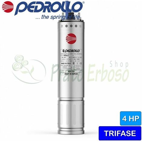 Motor trifásico rebobinado 4PD / 4 - 4 "4 HP