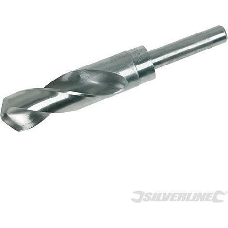 Punta elicoidale in acciaio con codolo ridotto trapano accessori metallo plastica Silverline-20 mm