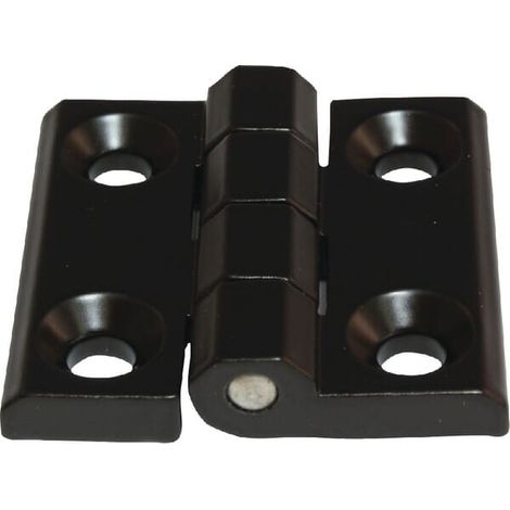 Bisagra met谩lica recubr. negro UNIVERSAL HS468175 (1/2)