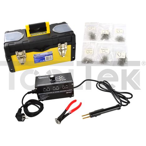 SALDATRICE CUCITRICE PLASTICA KIT RIPARAZIONE MATERIE PLASTICHE G81037 (1/5)