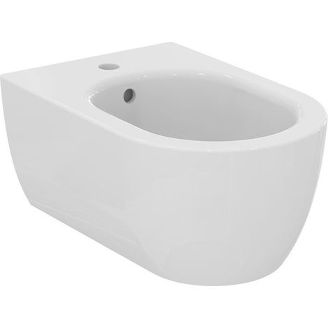 Bidé de pared BLEND ROUND 355x540x250mm blanco 1 orificio para grifería IDEAL STANDARD