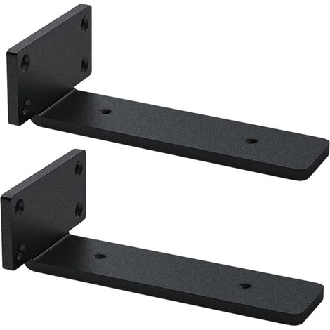 Lot de 2 Equerre Etagere Murale équerre IndustrielleEquerre Charge Lourde5 D'épaisseur Support étagère (20 cm) 5 mm 20 cm (1/5)
