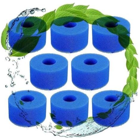 wiederverwendbare und waschbare Schaumstofffilterschwämme für Intex Typ S1 Filter - Kompatibel mit Lazy Spa Whirlpools. (1/5)
