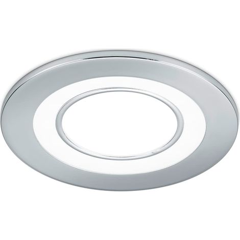 Spot LED encastrable en plastique chromé avec LED 5 W (1/5)