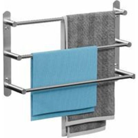 Porte Serviette Salle de Bain, étagère 3 Barres en Acier Inoxydable SUS 304, Barre Porte Serviette Salle de Bain Mural 70 cm, Barres Porte-Serviettes pour Salle de Bain Cuisine Toilettes (1/5)