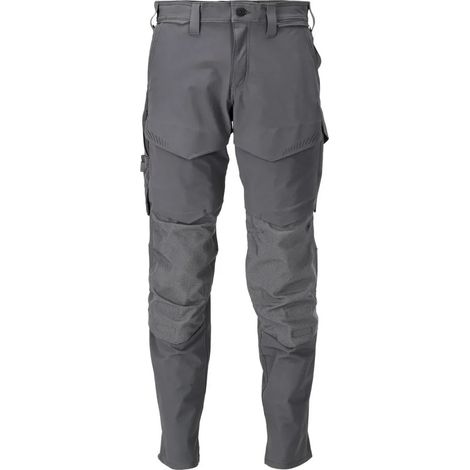 Pantalón de trabajo Mascot customized 22379 elasticidad máxima gris