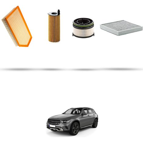 Kit tagliando 4 filtri compatibile con Mercedes Classe GLC (X253,C253) 220d 143kw dal 2019 (1/5)