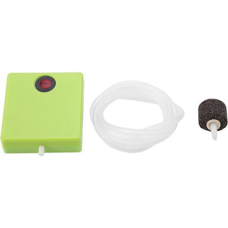 Pompe à air pour aquarium, mini pompe d'aération d'oxygène d'eau avec pierre pour le transport de l'isolation pendant l'élevage (1/5)