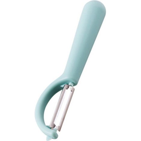 Éplucheur multifonctionnel ergonomique en acier inoxydable PP pour fruits et légumes, outil idéal pour la cuisine. (1/5)
