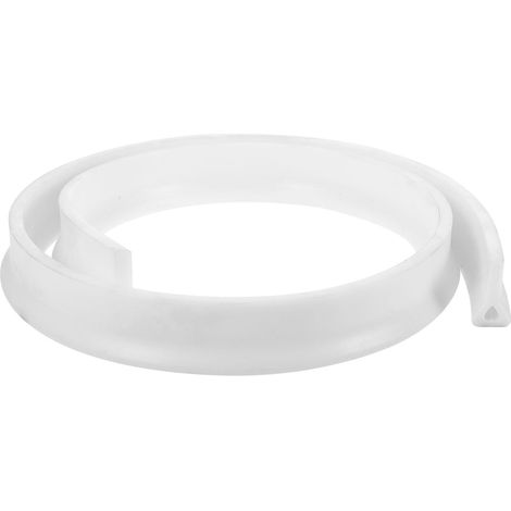 Joint D'Étanchéité - Bande En Caoutchouc Silicone Blanc - Pour Douche Porte Et Fissures - 100 X 3 X 1,5 Cm - 1 Pièce (1/5)