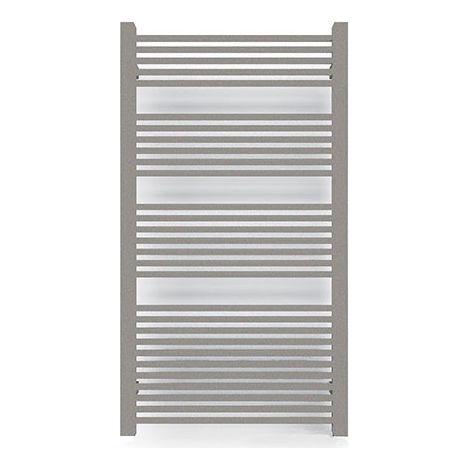Scaldasalviette elettrico - Colore grigio metallo - Altezza 1335mm / Larghezza 430mm - 600 Watt - MIK1335/430E8MAV