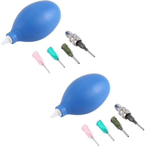 Set mit 2 Präzisionsapplikatoren für Keramik, Töpferwerkzeuge, 3 Unzen (blau) (1/5)