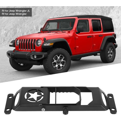 Universelle Dachleiter für Jeep Wrangler JL - Kletterzubehör Schwarz (1/5)