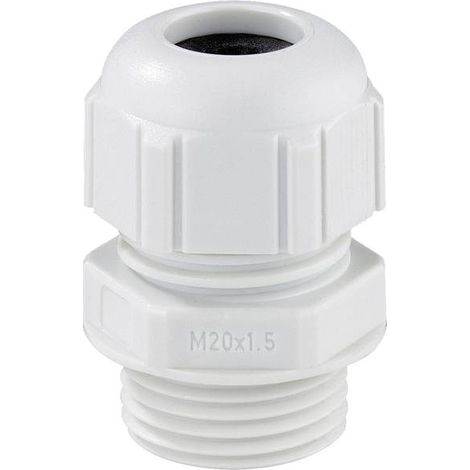 Spelsberg 24746301 Pressacavo filettato antiurto, con antistrappo M63 Plastica Grigio luminescente 1 pz.
