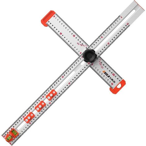 Règle d'angle de haute précision KOSLO 60 cm pour le travail du bois - (1/5)